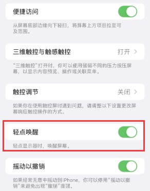 仲巴苹果授权维修站分享iPhone轻点无法唤醒怎么办