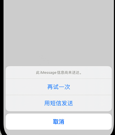 仲巴apple维修iPhone上无法正常发送iMessage信息