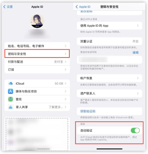 仲巴苹果手机维修分享iOS 16 自动验证功能开启方法 