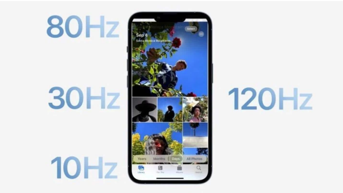 仲巴苹果14维修分享iPhone 14有高刷吗 